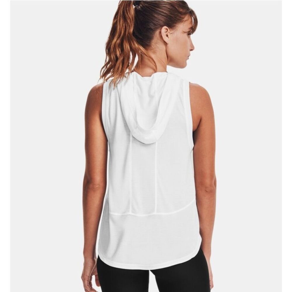 Under Armour Breathe sleeveless hoodie in royal blue - XS - Picture 8 of 8
